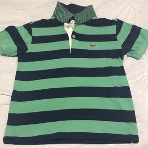 Boys Lacoste Short sleeve collar shirt- 8